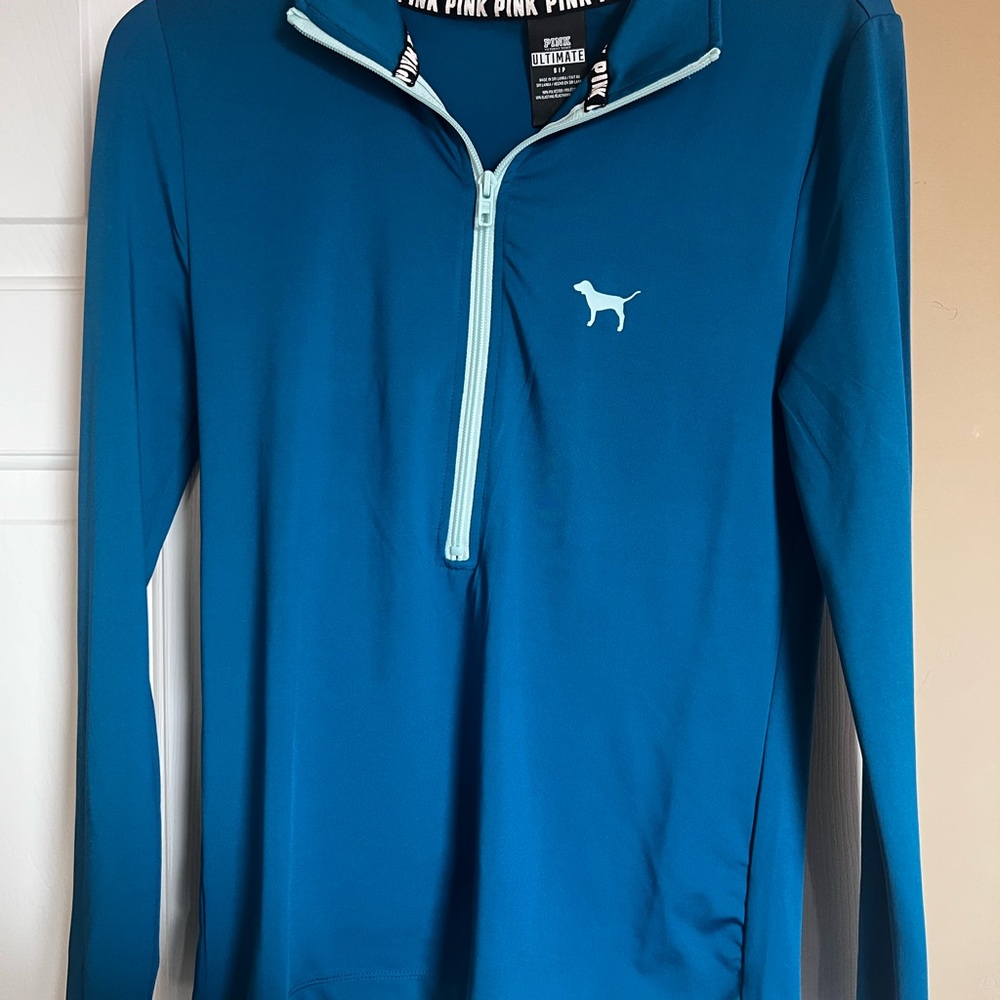 Blue Half-Zip Pullover